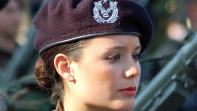 دختران و زنان در لباس نظامی و جنگی