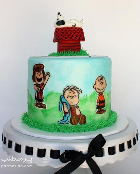 طرز نقاشی روی کیک,کشیدن نقاشی روی کیک,طراحی روی کیک تولد