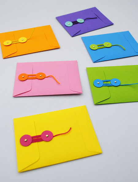 درست کردن پاکت نامه های رنگی و زیبا